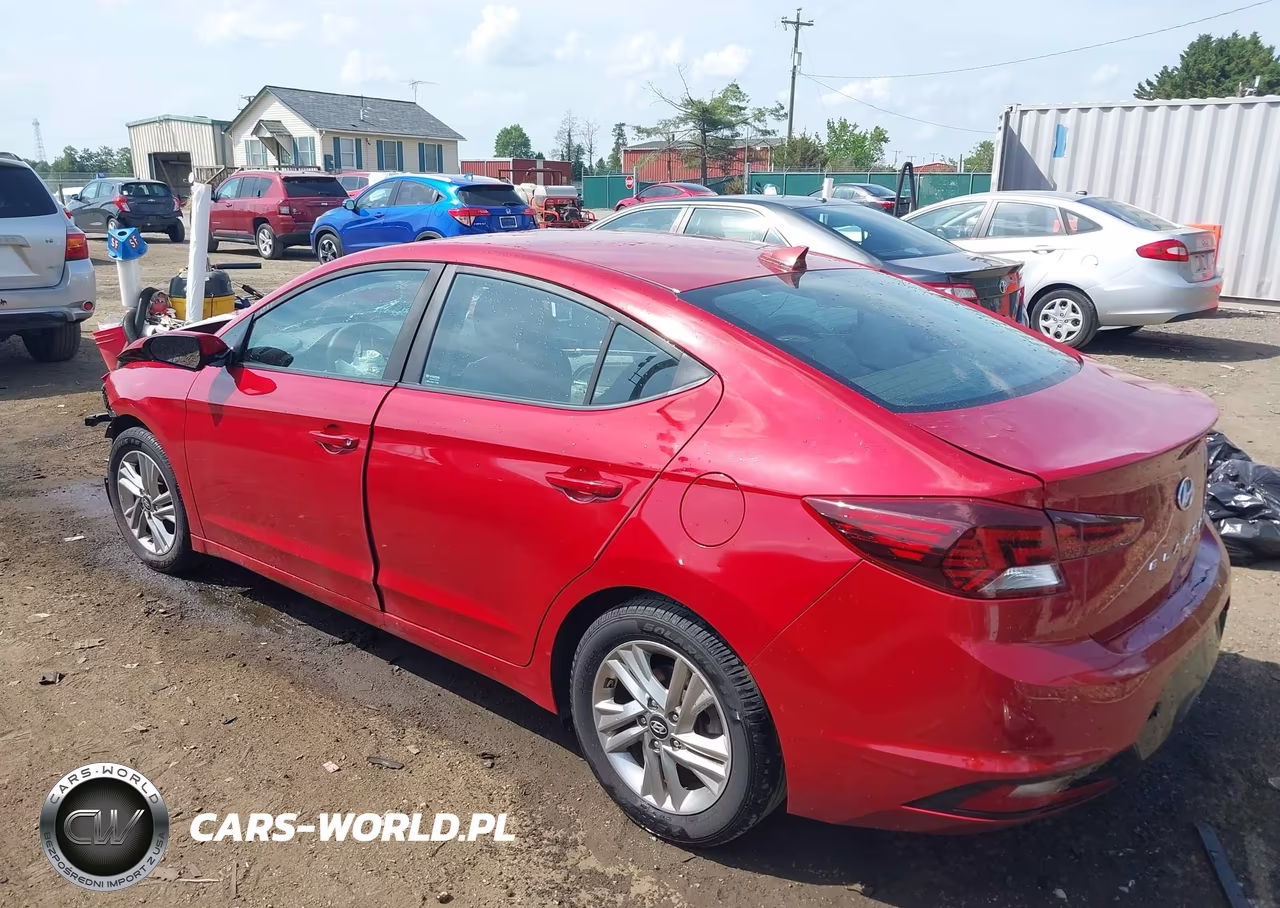 2019 Hyundai Elantra Sel VIN:KMHD84LF1KU780986 - 3