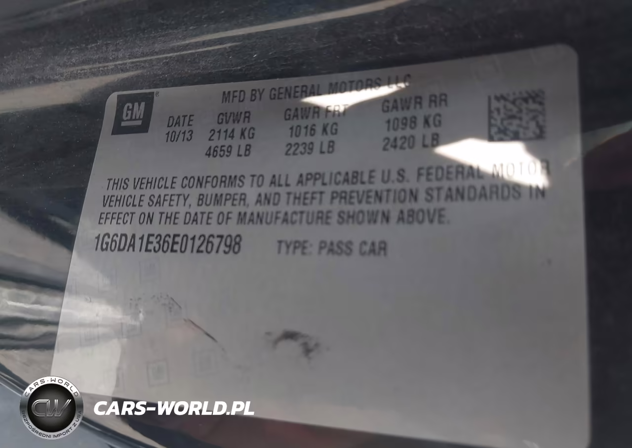 2014 Cadillac Cts Standard VIN:1G6DA1E36E0126798 - 9