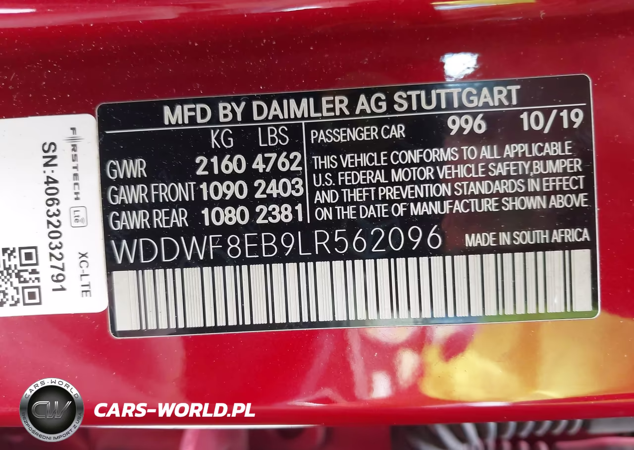 2020 Mercedes-Benz C 300 4Matic VIN:WDDWF8EB9LR562096 - 9