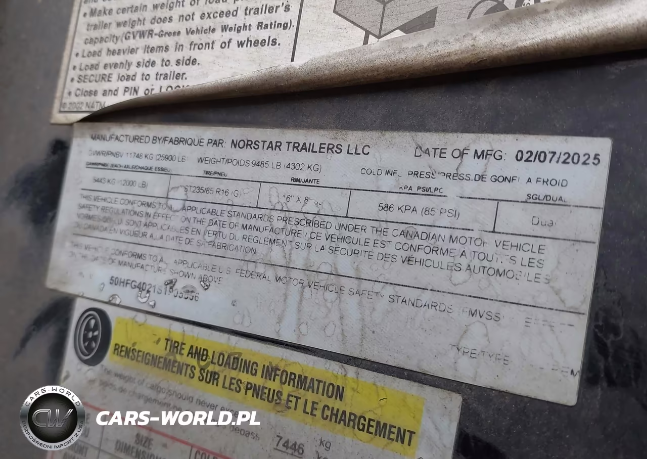 2025 Norstar Trailers Unknown VIN:50HFG4021S1905356 - 8