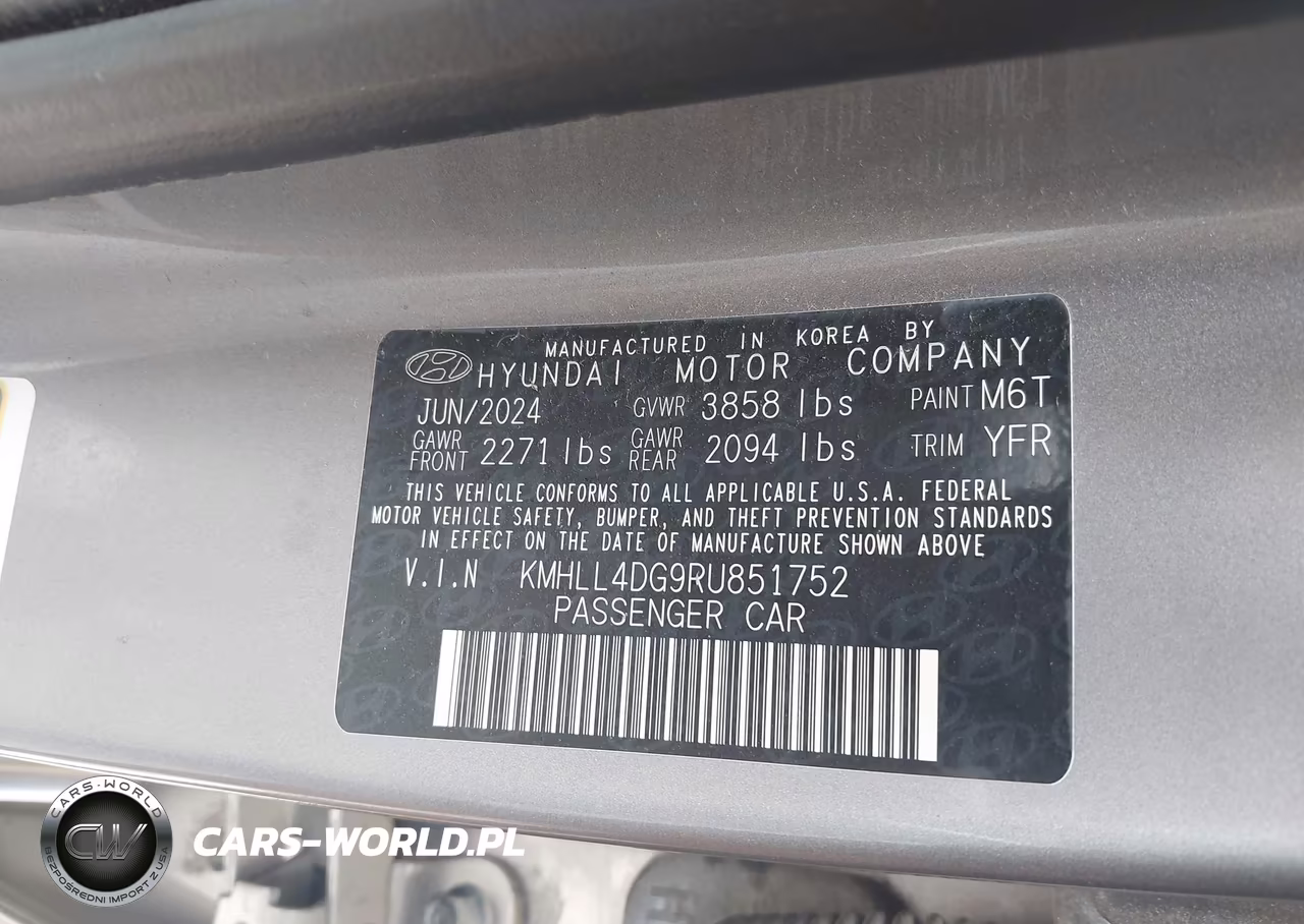 2024 Hyundai Elantra Se VIN:KMHLL4DG9RU851752 - 9