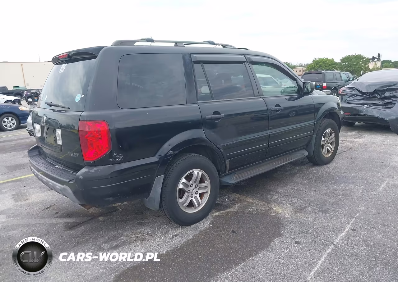 2005 Honda Pilot Ex-L VIN:2HKYF18525H536546 - 4