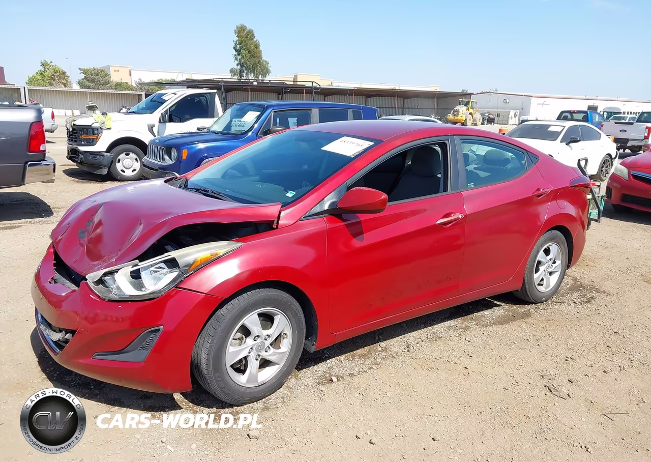 2014 Hyundai Elantra Se VIN:5NPDH4AE3EH486020 - 2