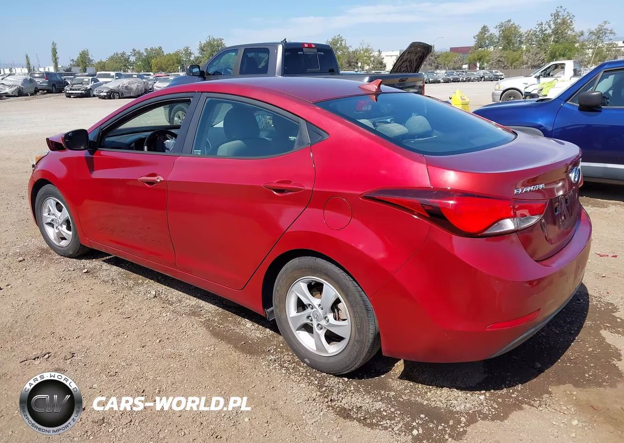 2014 Hyundai Elantra Se VIN:5NPDH4AE3EH486020 - 3