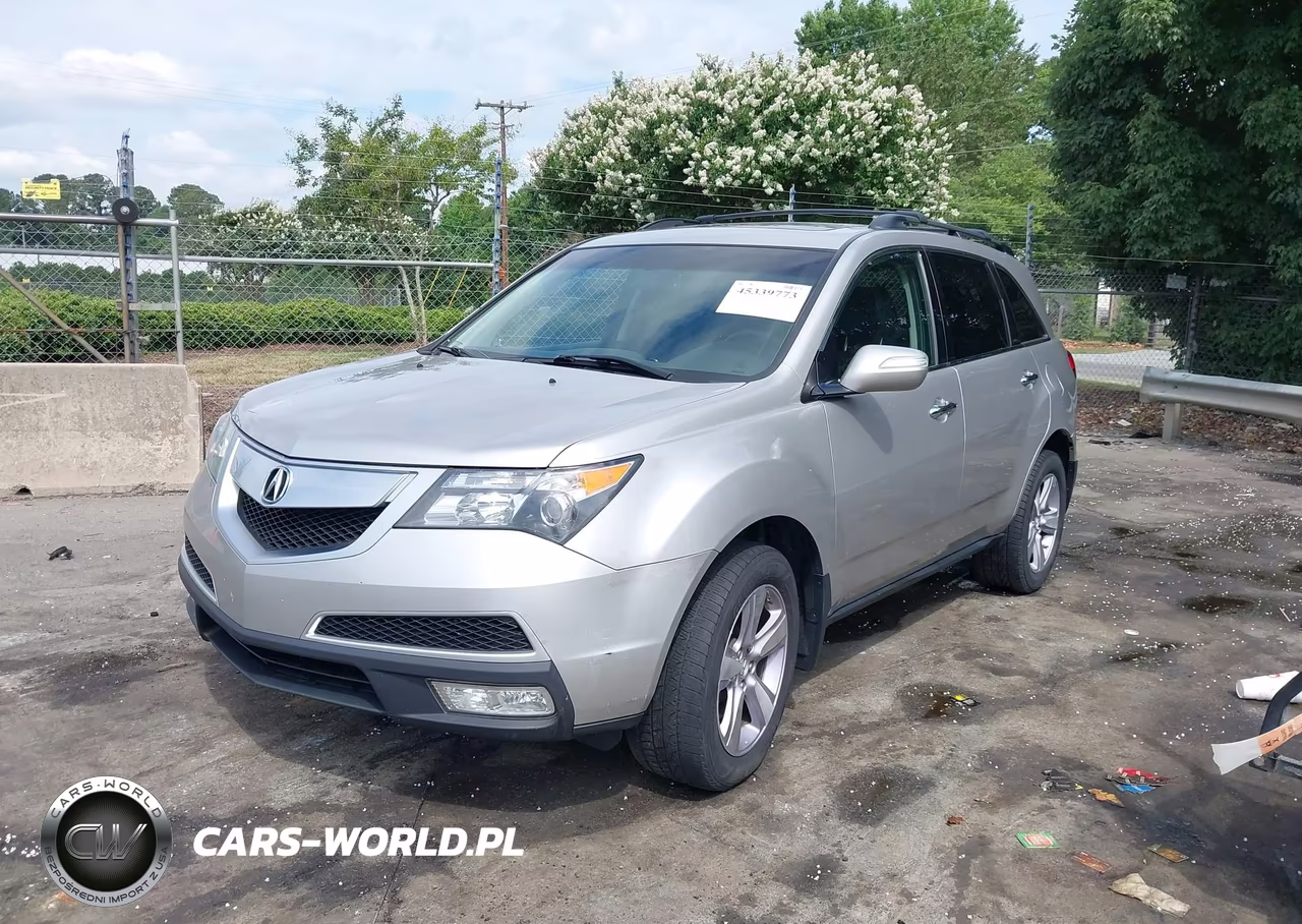 2013 Acura Mdx VIN:2HNYD2H27DH505747 - 2