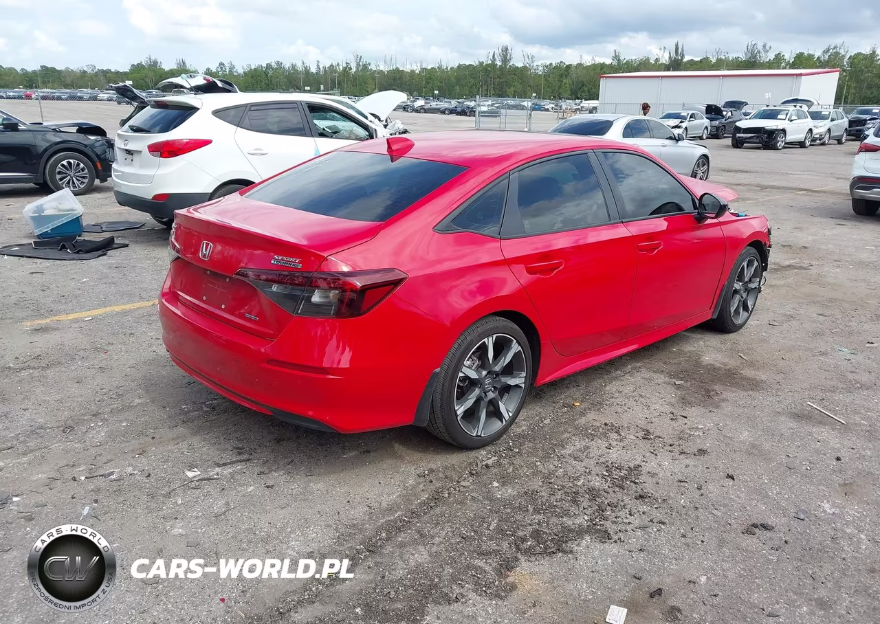 2025 Honda Civic Hybrid Sport-Sport Touring VIN:2HGFE4F81SH304969 - 4