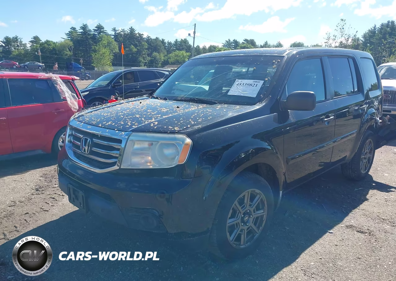 2015 Honda Pilot Lx VIN:5FNYF4H28FB044482 - 2