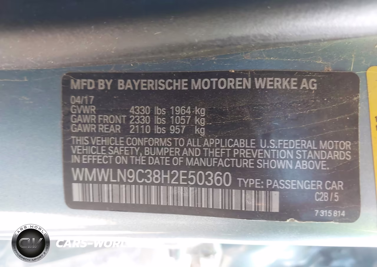 2017 Mini Clubman Cooper S VIN:WMWLN9C38H2E50360 - 9