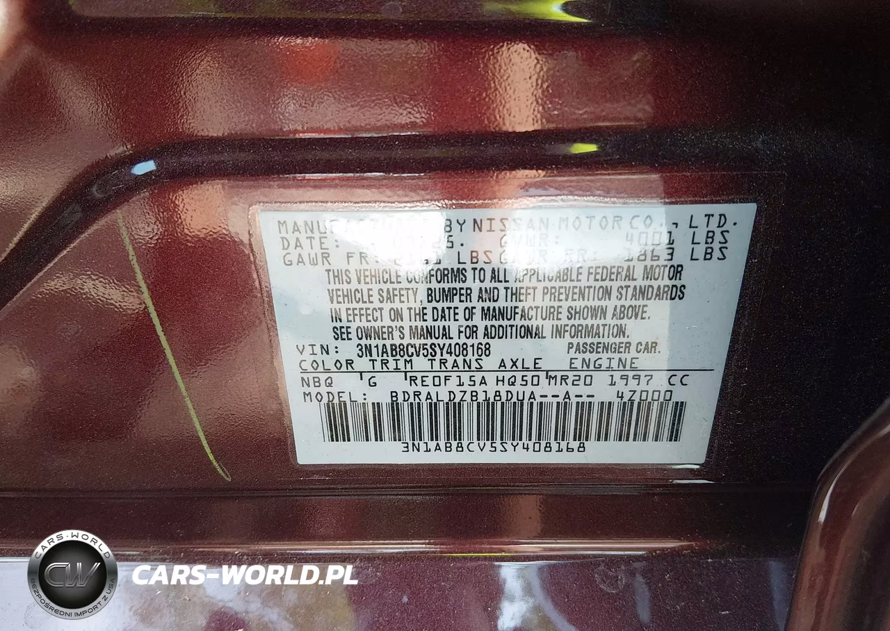 2025 Nissan Sentra Sv VIN:3N1AB8CV5SY408168 - 9