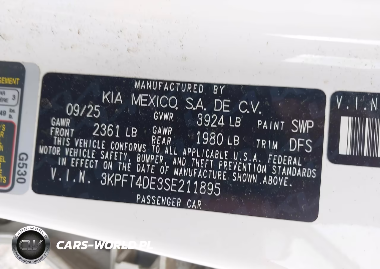 2025 Kia K4 Lx VIN:3KPFT4DE3SE211895 - 9
