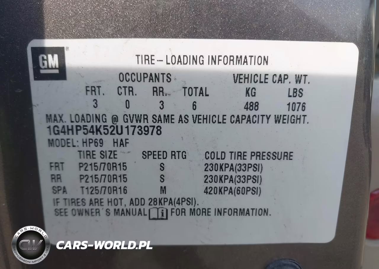 2002 Buick Lesabre Custom VIN:1G4HP54K52U173978 - 9