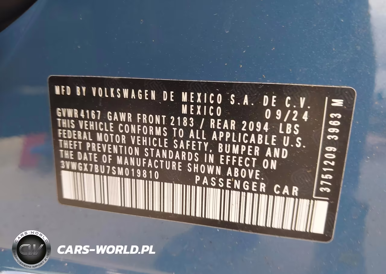2025 Volkswagen Jetta 1.5T Sel VIN:3VWGX7BU7SM019810 - 9
