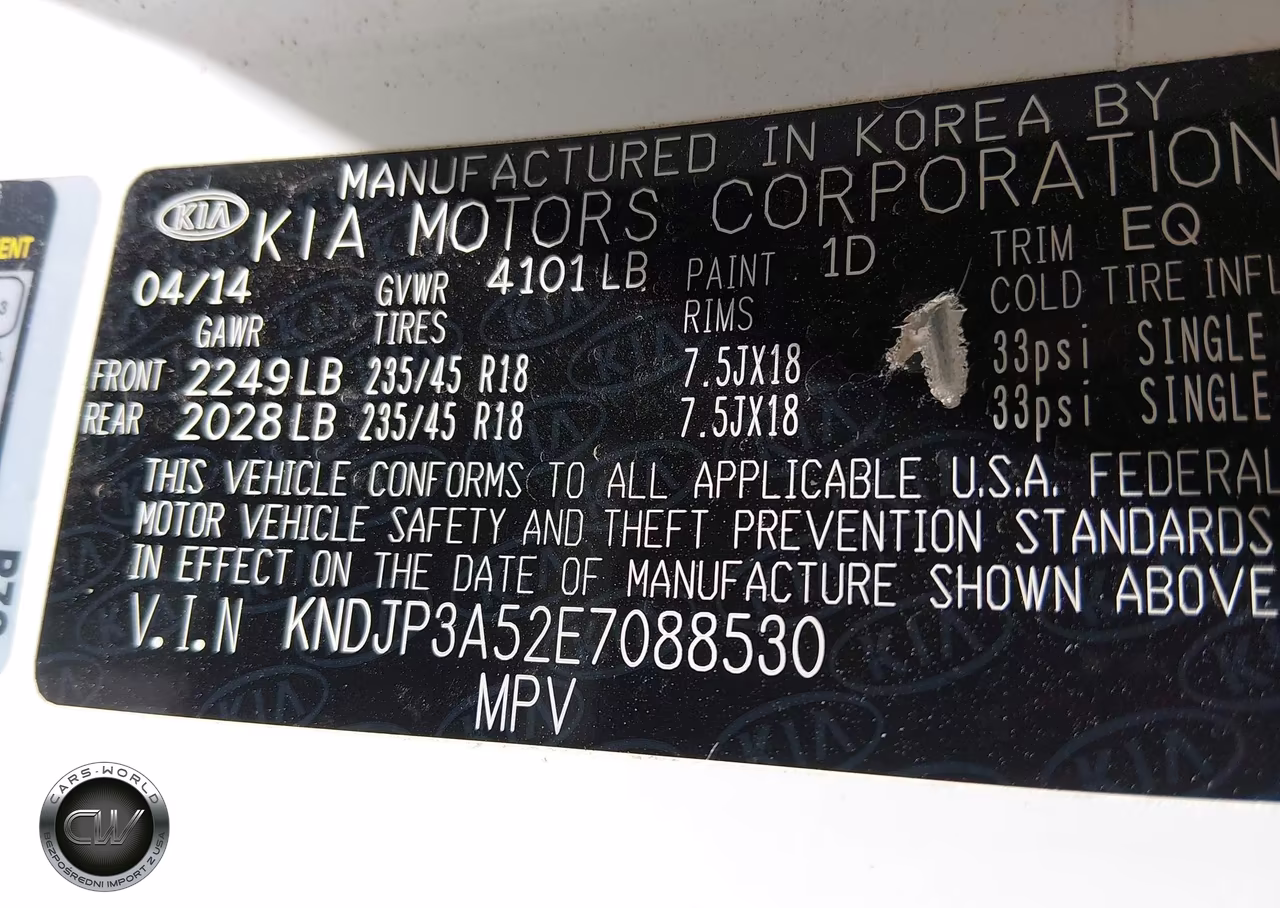 2014 Kia Soul + VIN:KNDJP3A52E7088530 - 9