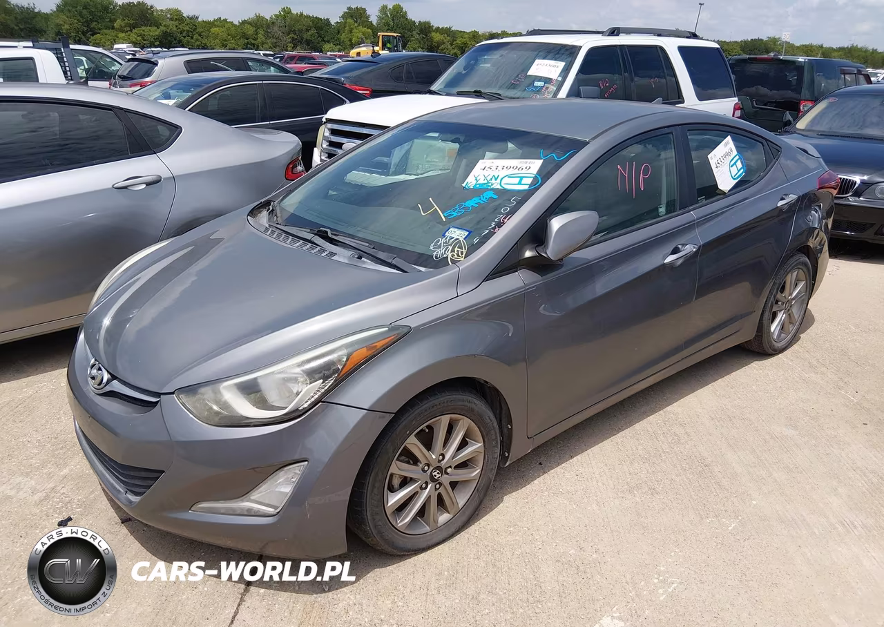2014 Hyundai Elantra Se VIN:5NPDH4AEXEH502374 - 2