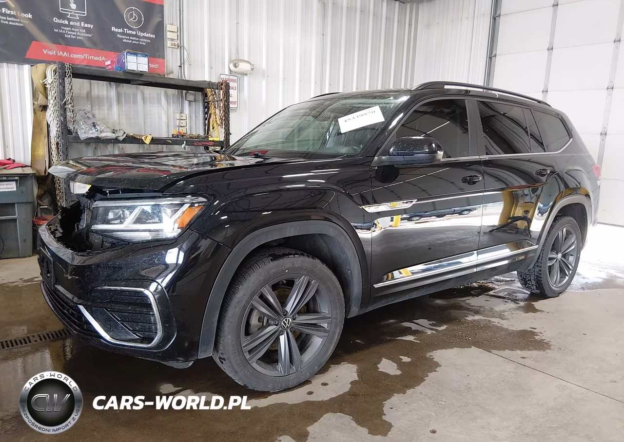 2021 Volkswagen Atlas 3.6L V6 Se W-Technology R-Line VIN:1V2RR2CA9MC523825 - 2