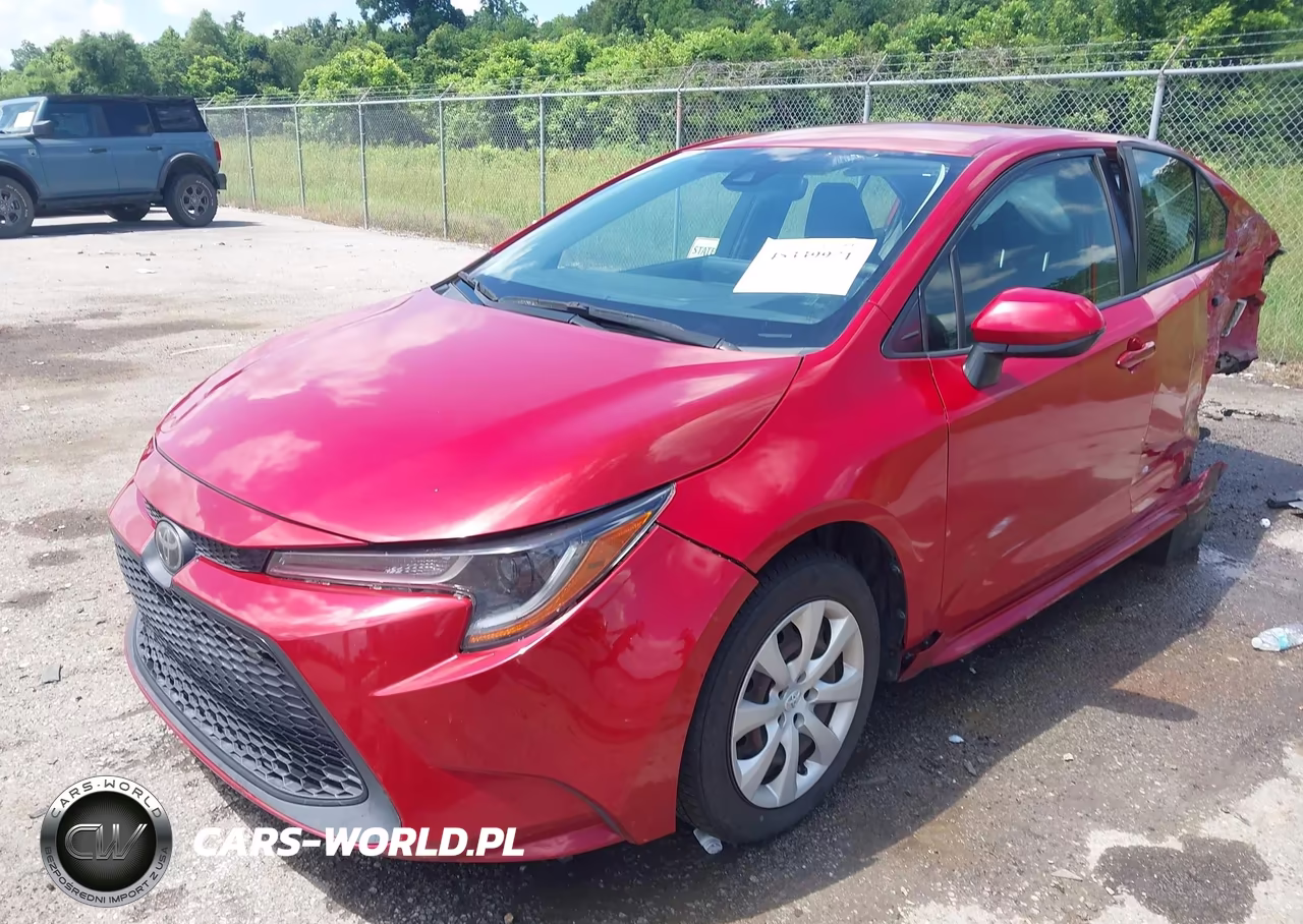 2020 Toyota Corolla Le VIN:JTDEPRAE5LJ102621 - 2