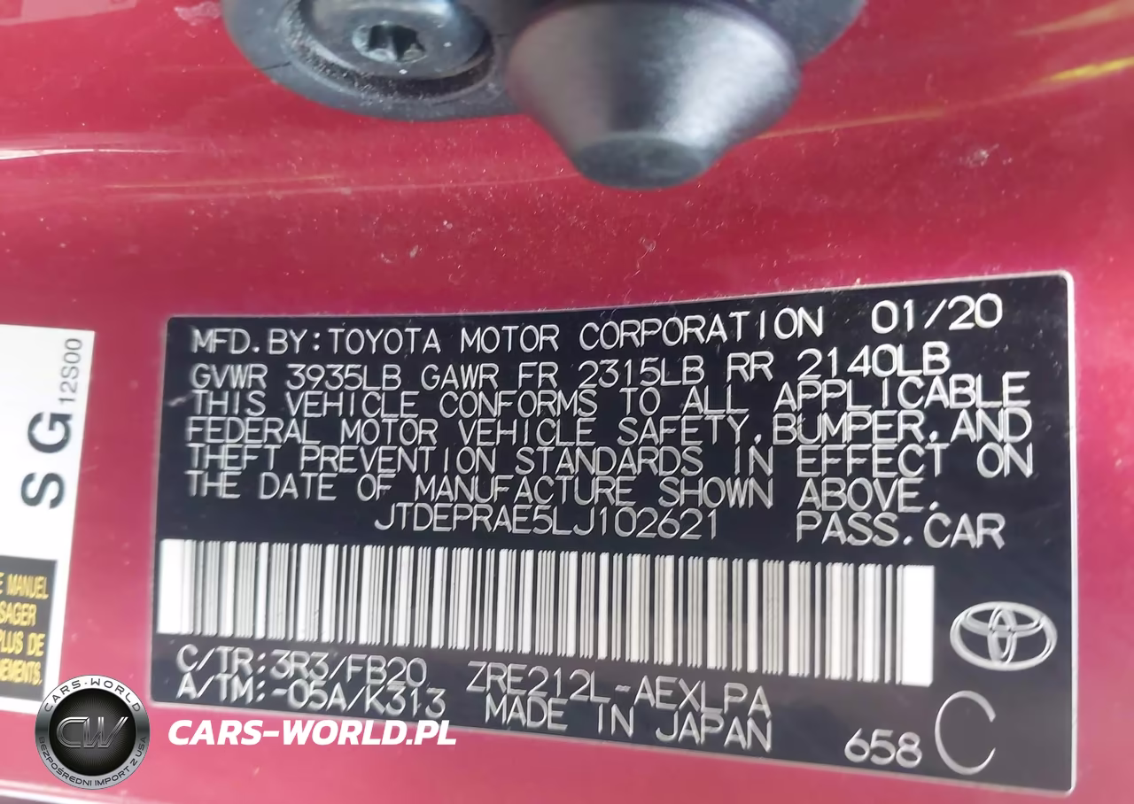2020 Toyota Corolla Le VIN:JTDEPRAE5LJ102621 - 9