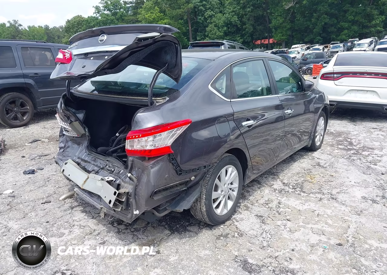 2015 Nissan Sentra Sv VIN:3N1AB7AP5FY376892 - 4