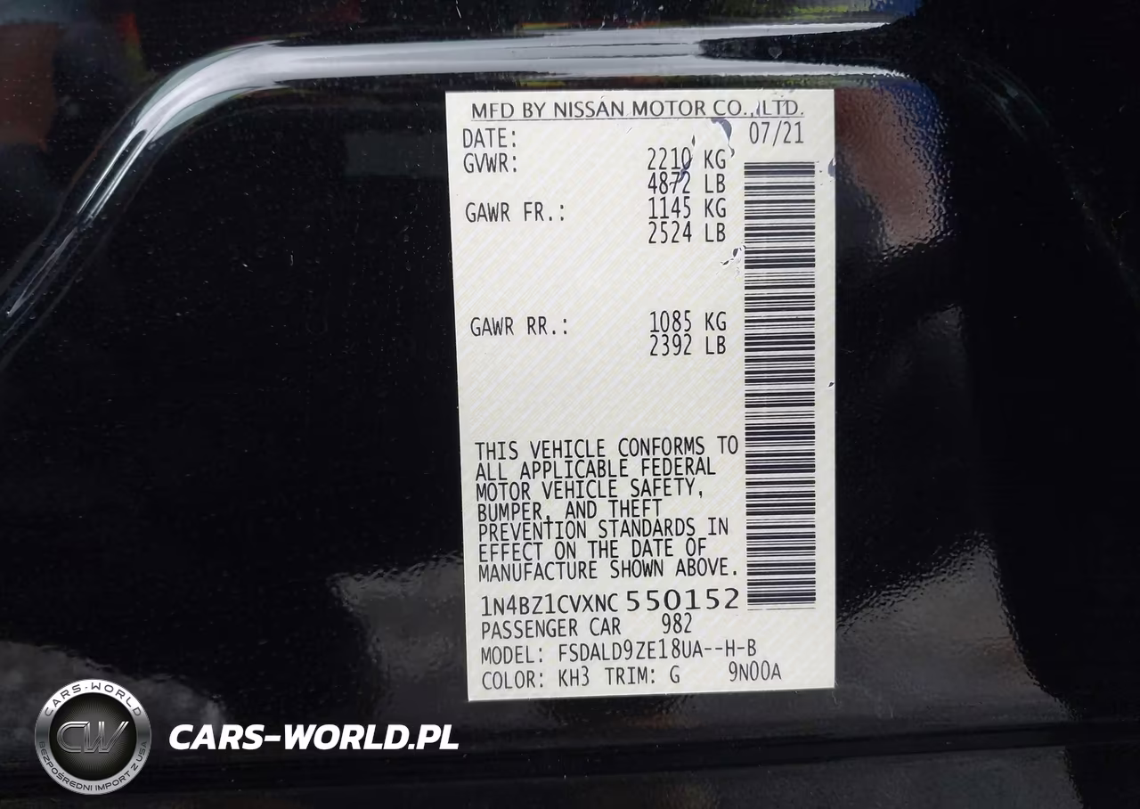 2022 Nissan Leaf Sv Plus 62 Kwh VIN:1N4BZ1CVXNC550152 - 9