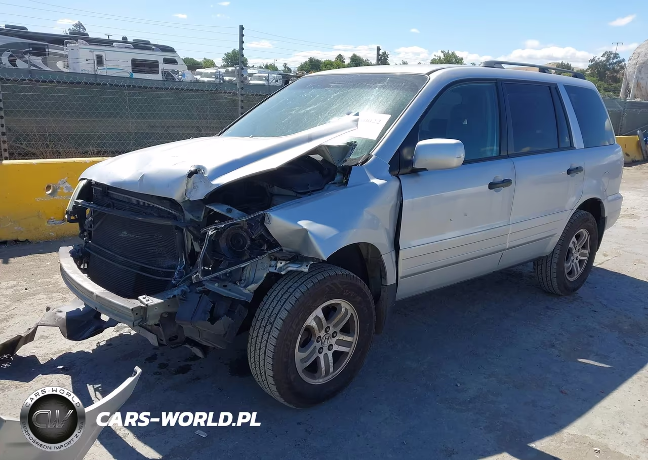 2004 Honda Pilot Ex VIN:2HKYF18474H544597 - 2