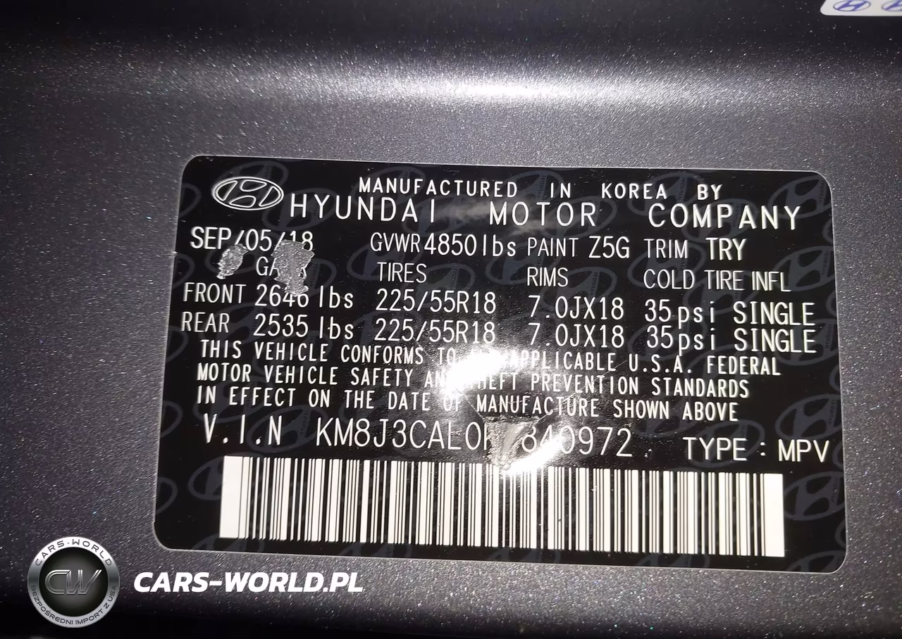 2019 Hyundai Tucson Ultimate VIN:KM8J3CAL0KU840972 - 9