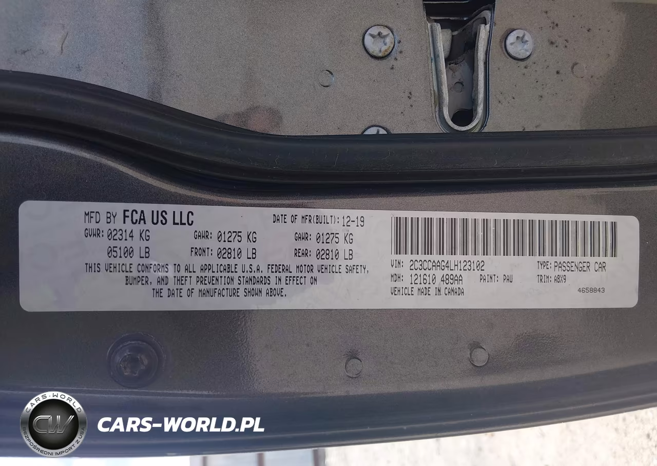 2020 Chrysler 300 Touring VIN:2C3CCAAG4LH123102 - 9