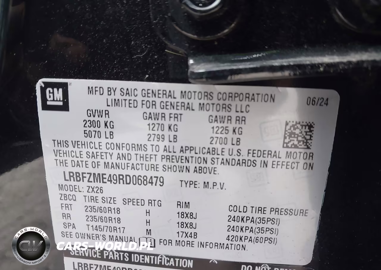 2024 Buick Envision Preferred Awd VIN:LRBFZME49RD068479 - 9
