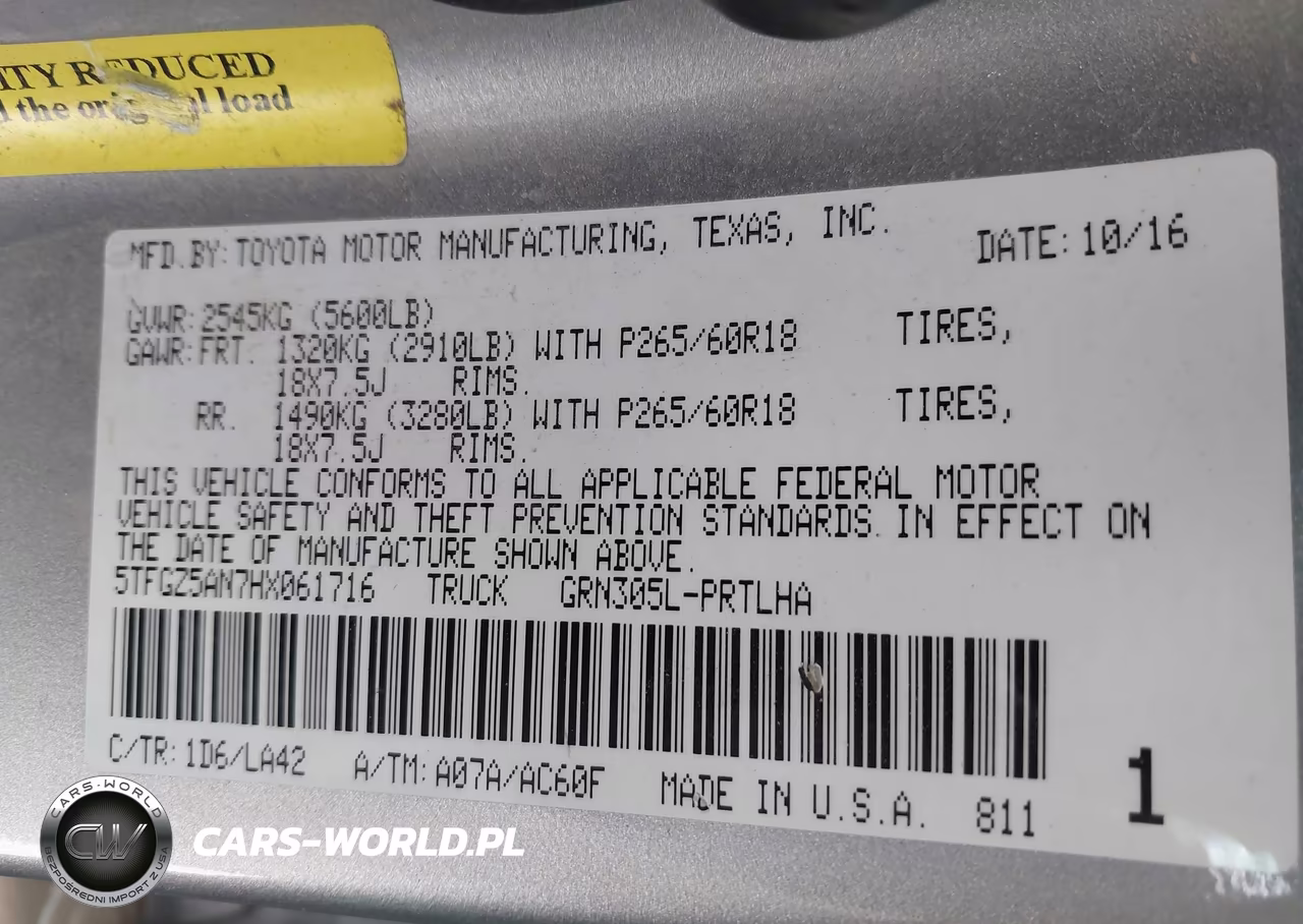 2017 Toyota Tacoma Limited VIN:5TFGZ5AN7HX061716 - 9
