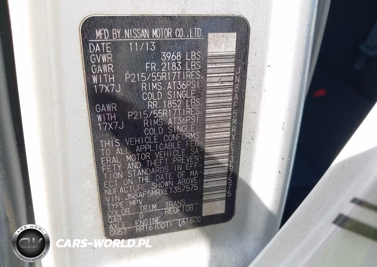2014 Nissan Juke S VIN:JN8AF5MRXET357575 - 9