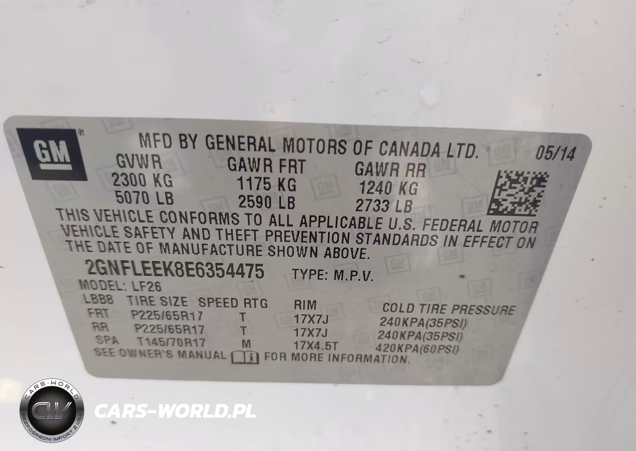 2014 Chevrolet Equinox Ls VIN:2GNFLEEK8E6354475 - 9
