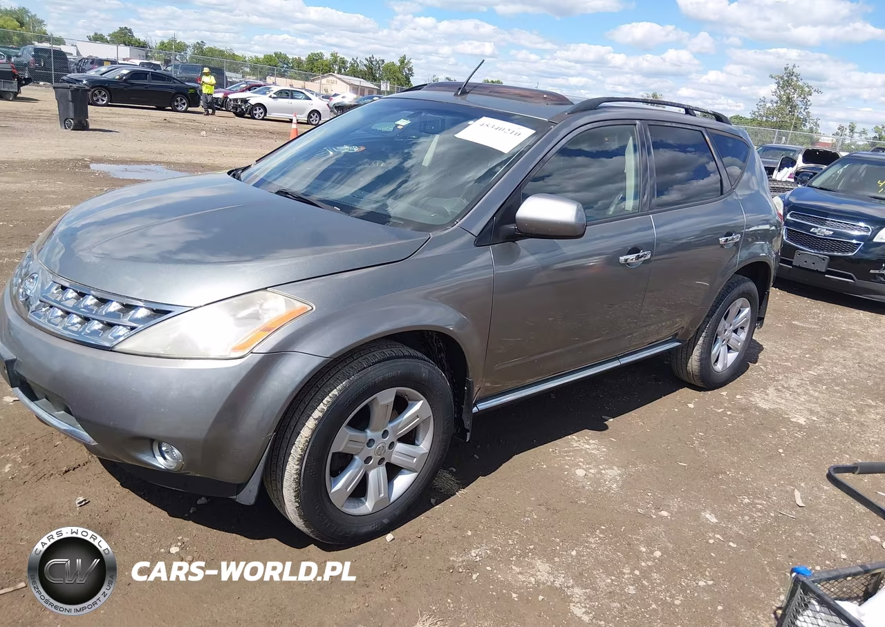 2007 Nissan Murano Sl VIN:JN8AZ08W07W642894 - 2