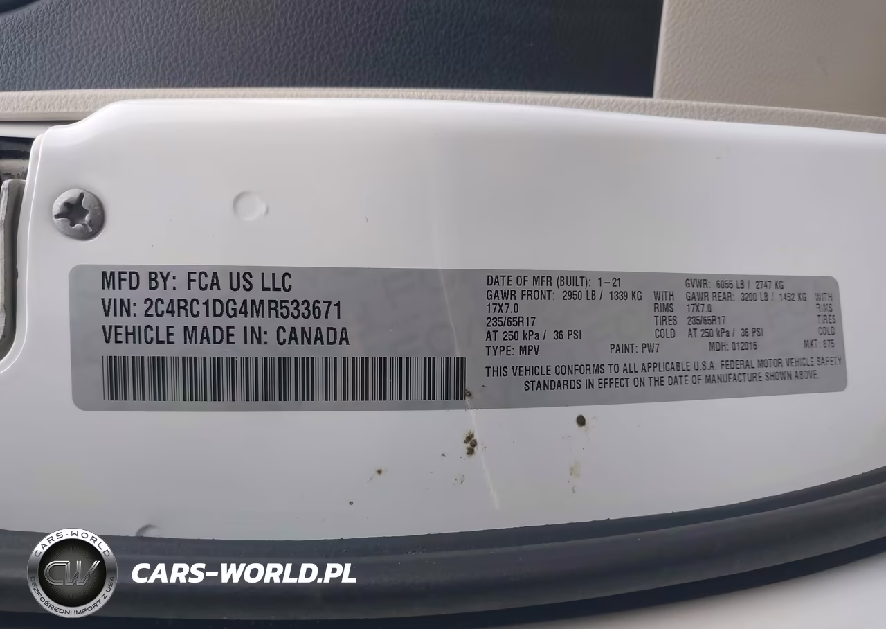 2021 Chrysler Voyager Lxi VIN:2C4RC1DG4MR533671 - 9