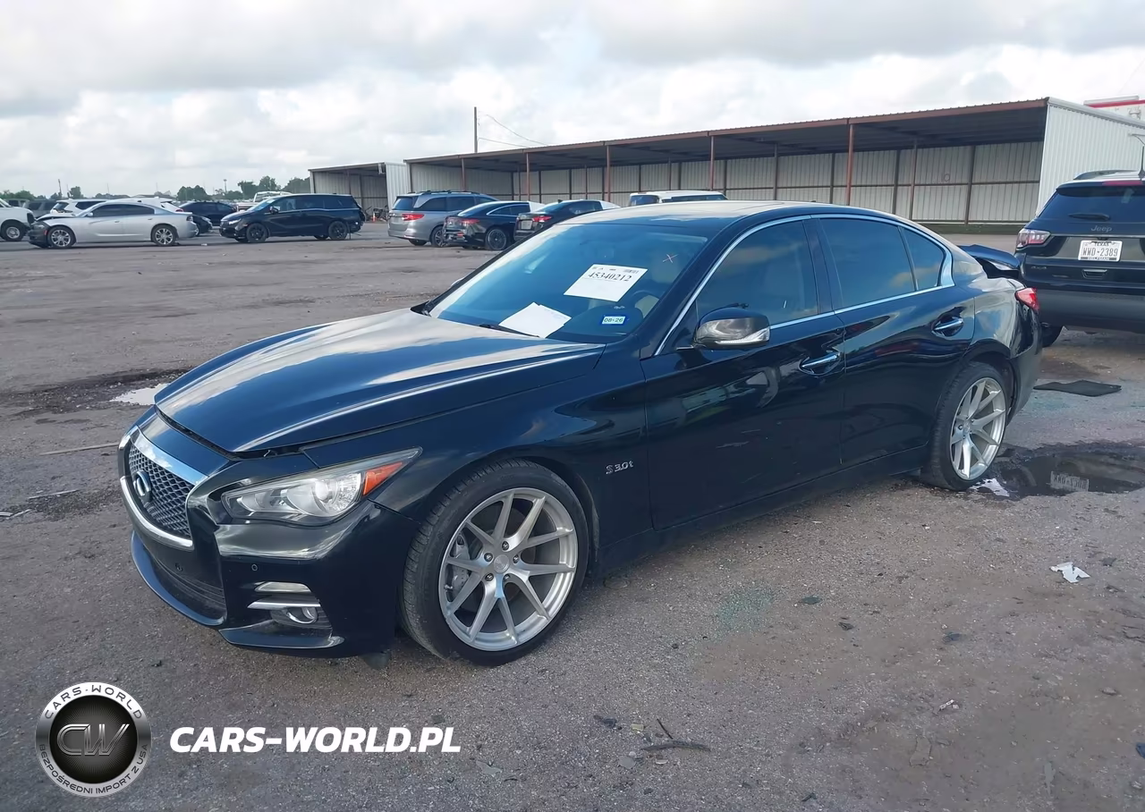2016 Infiniti Q50 Red Sport 400 VIN:JN1FV7AP0GM421545 - 2