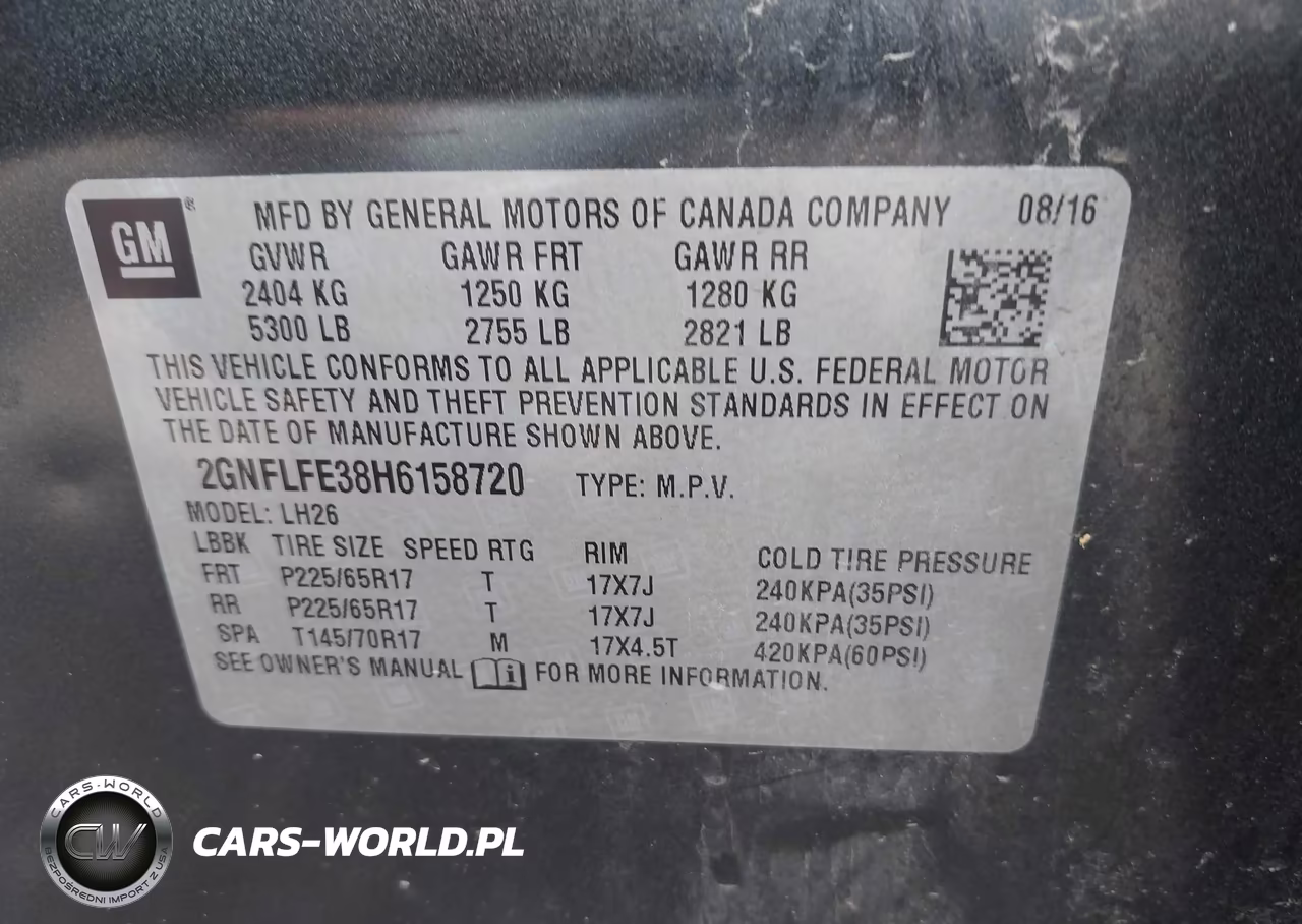 2017 Chevrolet Equinox Lt VIN:2GNFLFE38H6158720 - 9