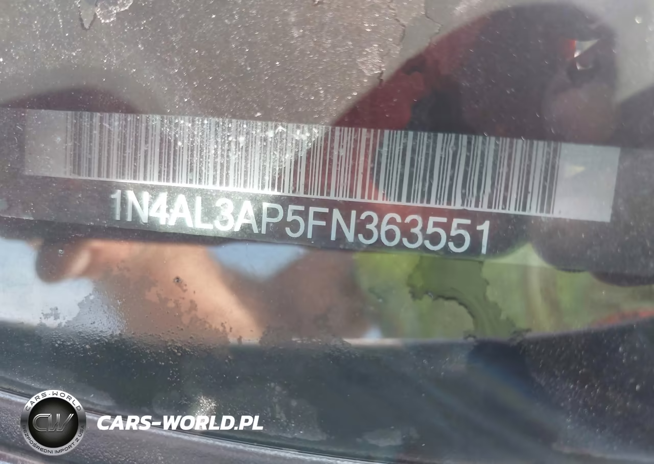 2015 Nissan Altima 2.5-2.5 S-2.5 Sl-2.5 Sv VIN:1N4AL3AP5FN363551 - 9
