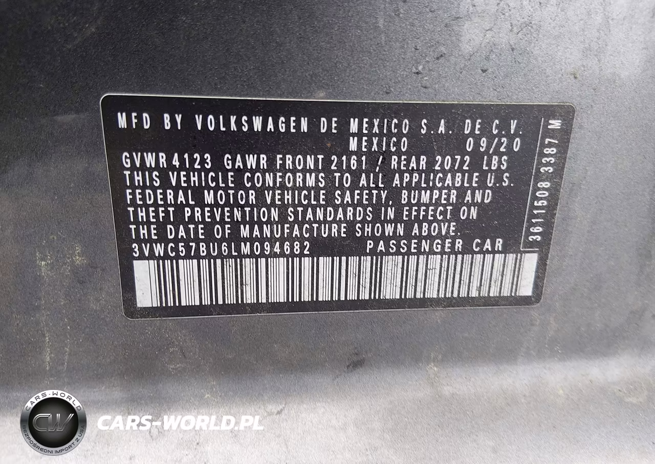 2020 Volkswagen Jetta 1.4T R-Line-1.4T S-1.4T Se VIN:3VWC57BU6LM094682 - 9