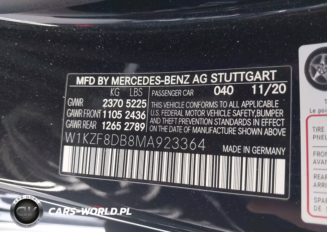 2021 Mercedes-Benz E 350 VIN:W1KZF8DB8MA923364 - 9