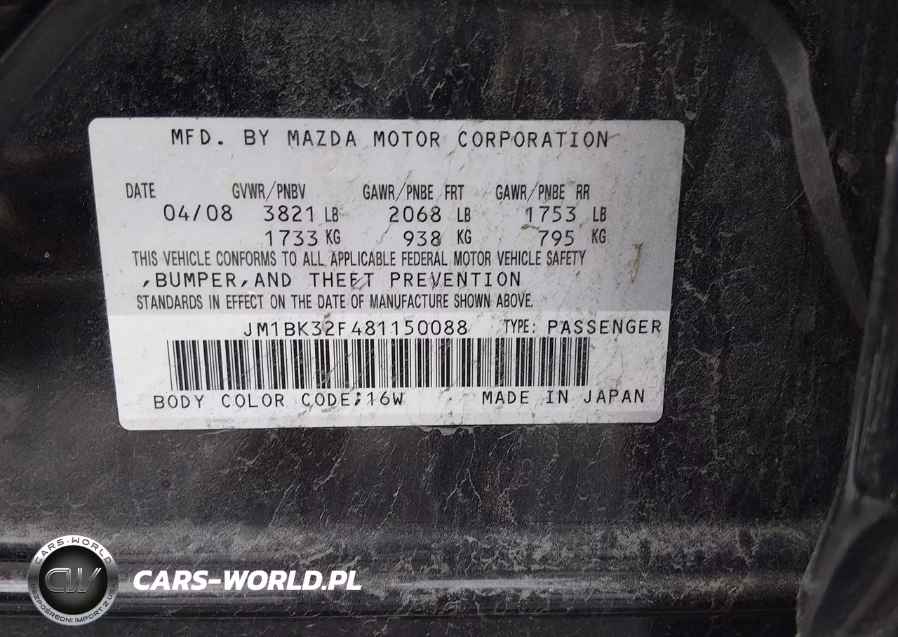 2008 Mazda Mazda3 I Touring Value VIN:JM1BK32F481150088 - 9