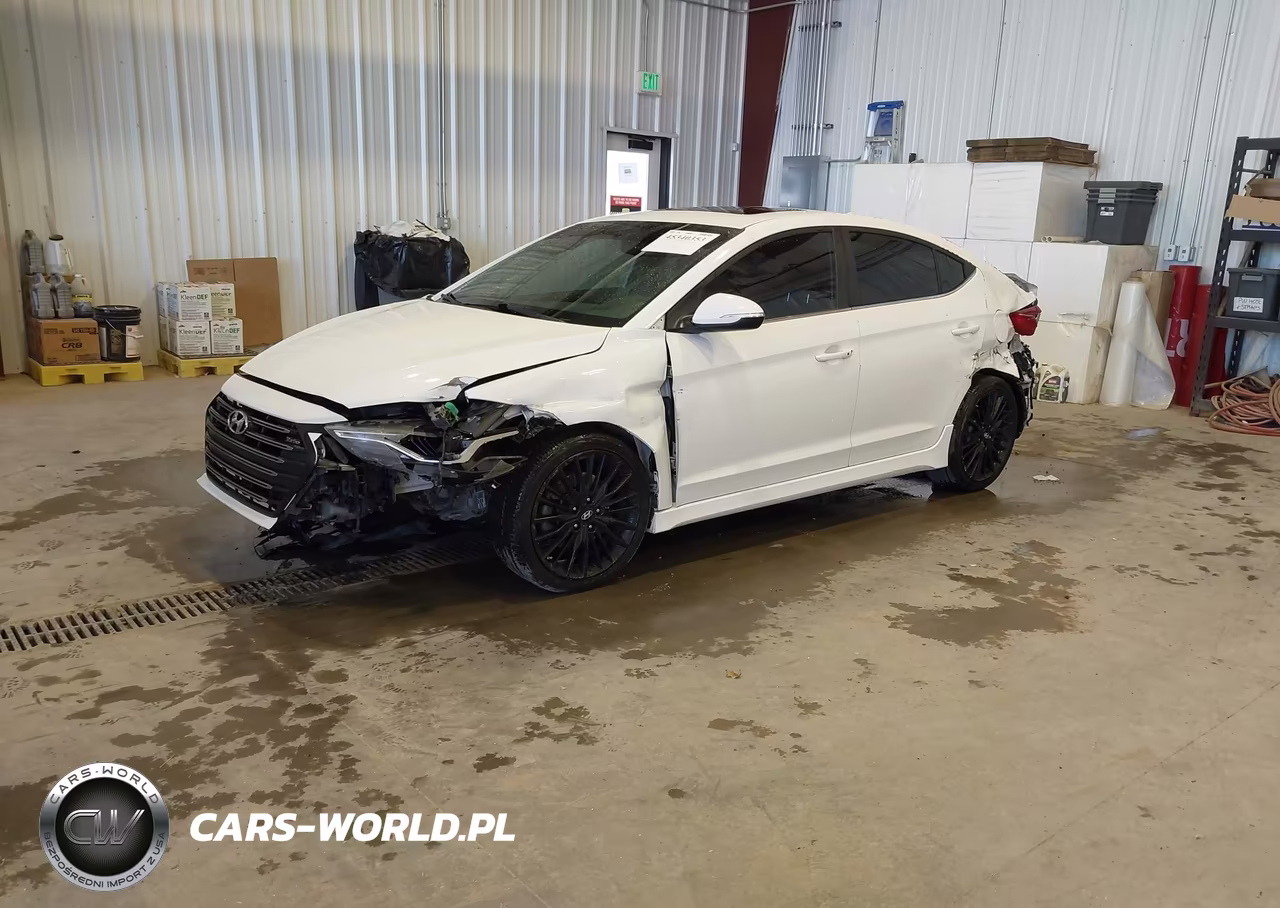 2017 Hyundai Elantra Sport VIN:KMHD04LB1HU347777 - 2
