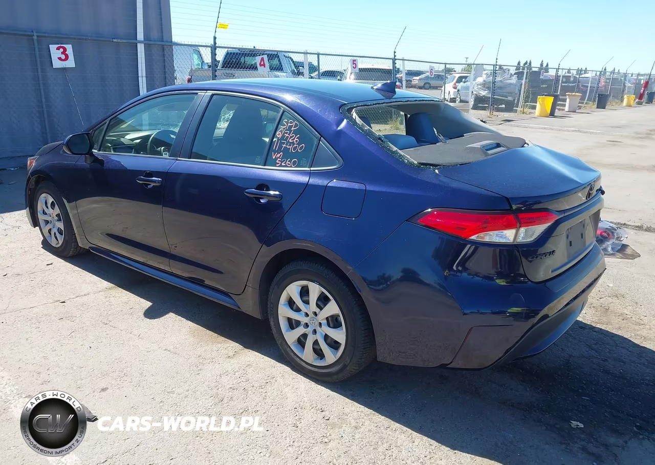 2021 Toyota Corolla Le VIN:JTDEPMAEXMJ145260 - 3