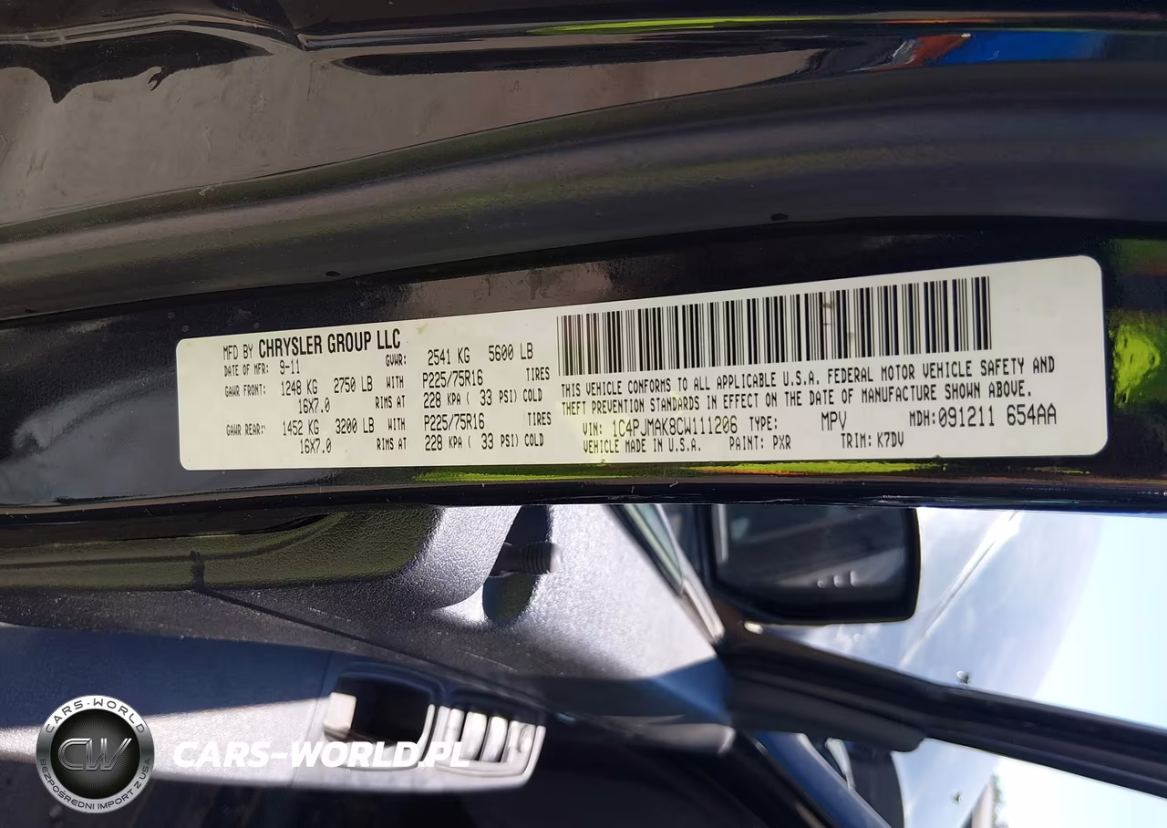 2012 Jeep Liberty Sport VIN:1C4PJMAK8CW111206 - 9