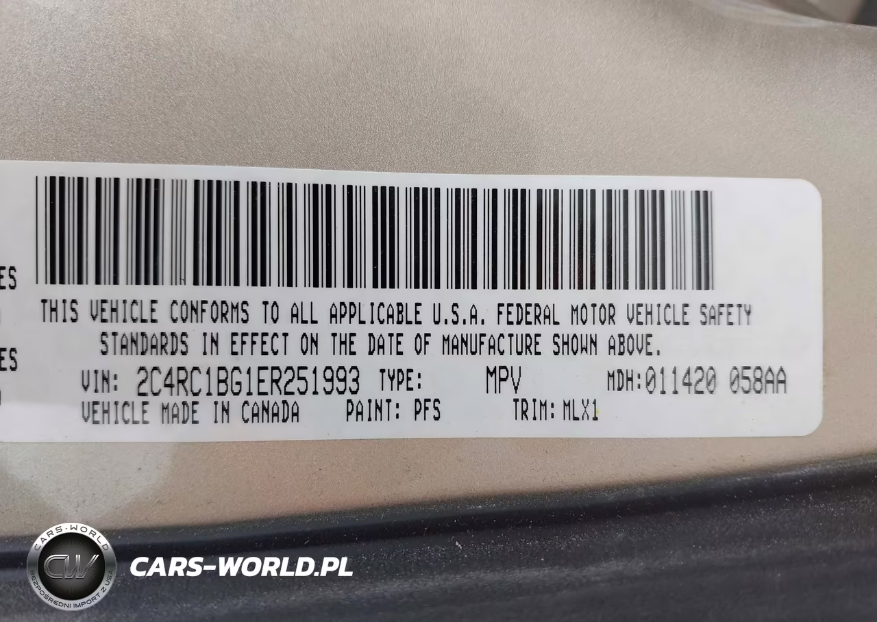 2014 Chrysler Town & Country Touring VIN:2C4RC1BG1ER251993 - 9