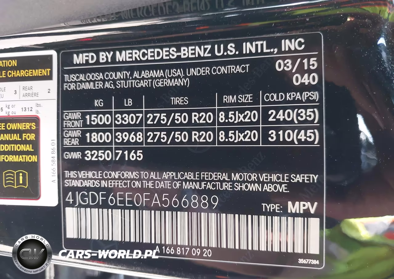 2015 Mercedes-Benz Gl 450 4Matic VIN:4JGDF6EE0FA566889 - 9