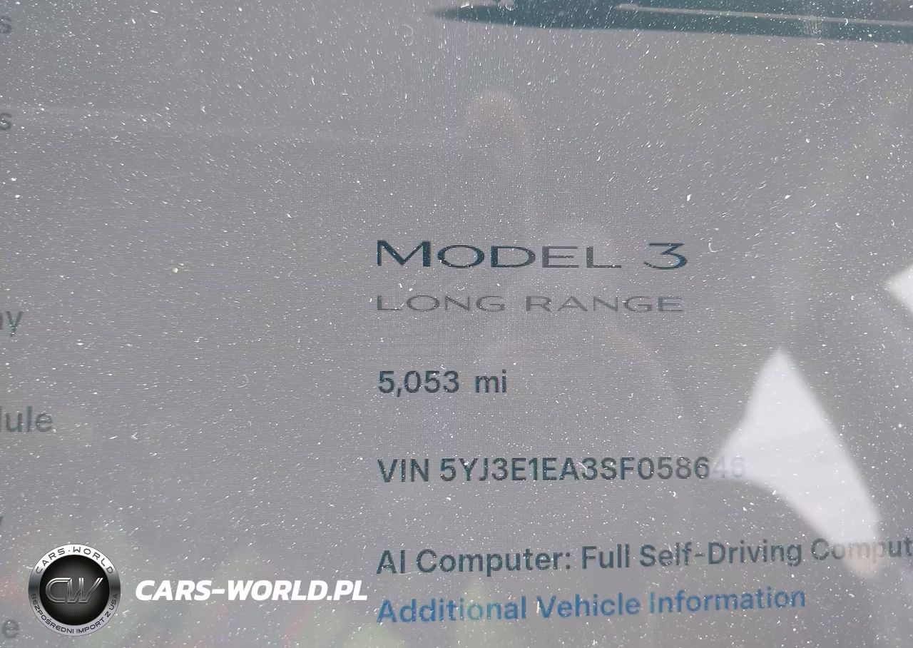 2025 Tesla Model 3 Long Range Rear-Wheel Drive-Standard Rear-Wheel Drive VIN:5YJ3E1EA3SF058646 - 14