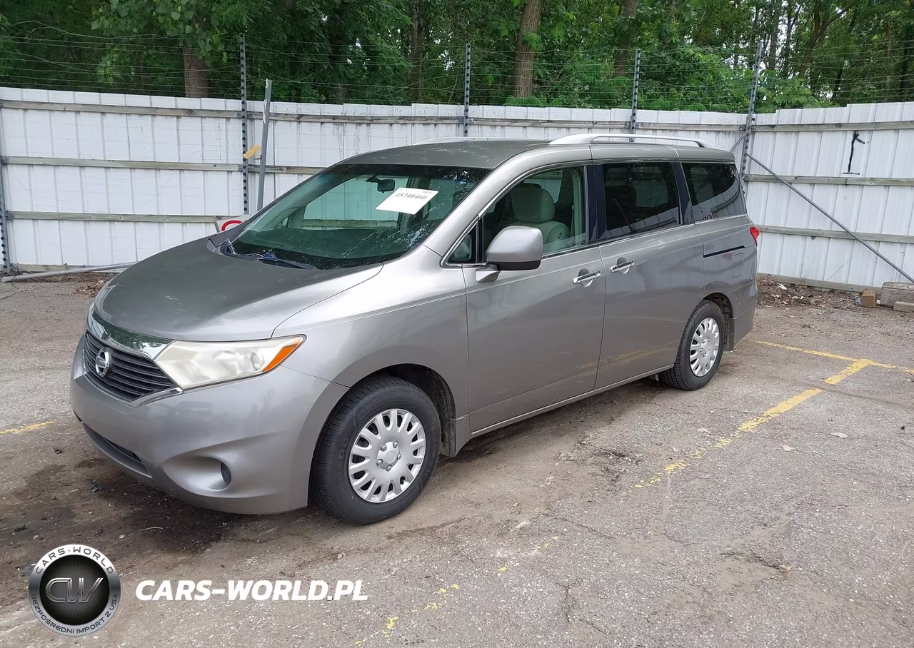 2012 Nissan Quest S VIN:JN8AE2KP9C9038696 - 2