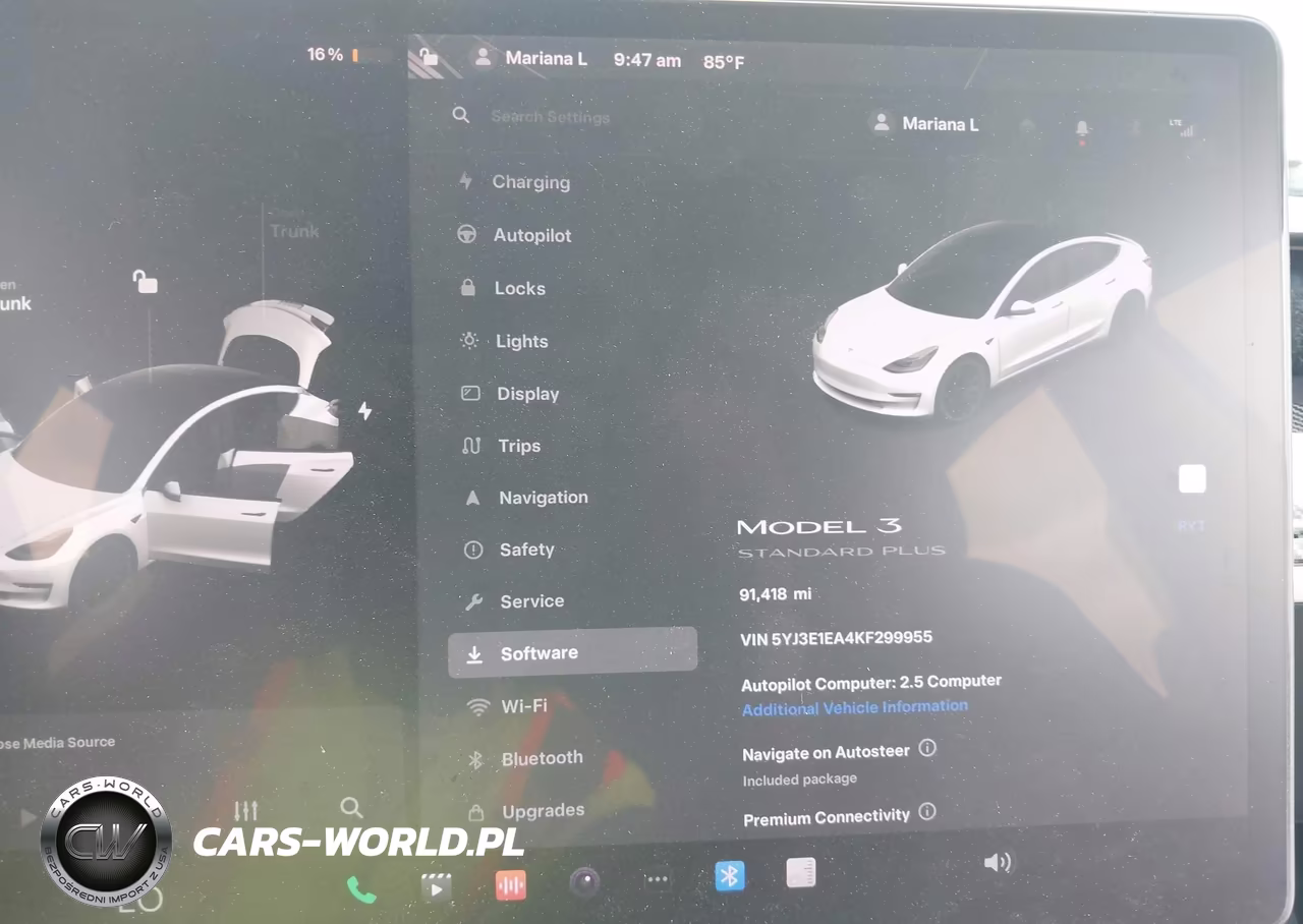 2019 Tesla Model 3 VIN:5YJ3E1EA4KF299955 - 15