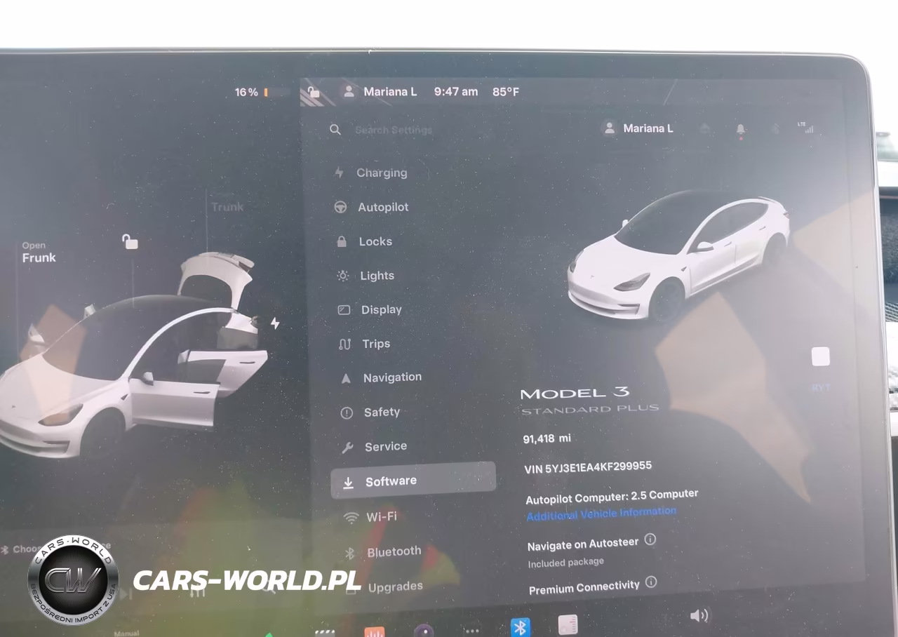 2019 Tesla Model 3 VIN:5YJ3E1EA4KF299955 - 18