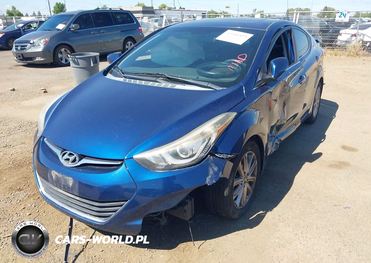 2015 Hyundai Elantra Se VIN:5NPDH4AE6FH548897 - 2