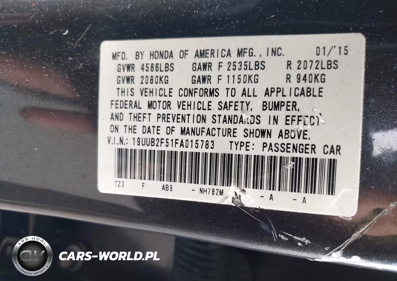 2015 Acura Tlx V6 Tech VIN:19UUB2F51FA015783 - 9