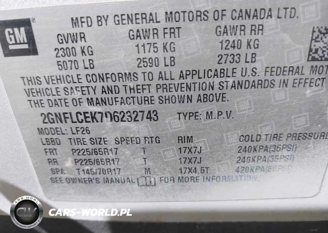 2013 Chevrolet Equinox Ls VIN:2GNFLCEK7D6232743 - 9